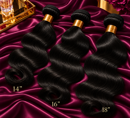 Debone Beauty Signature 12A Natural Black Body Wave 14 16 18 inches luxury alternate